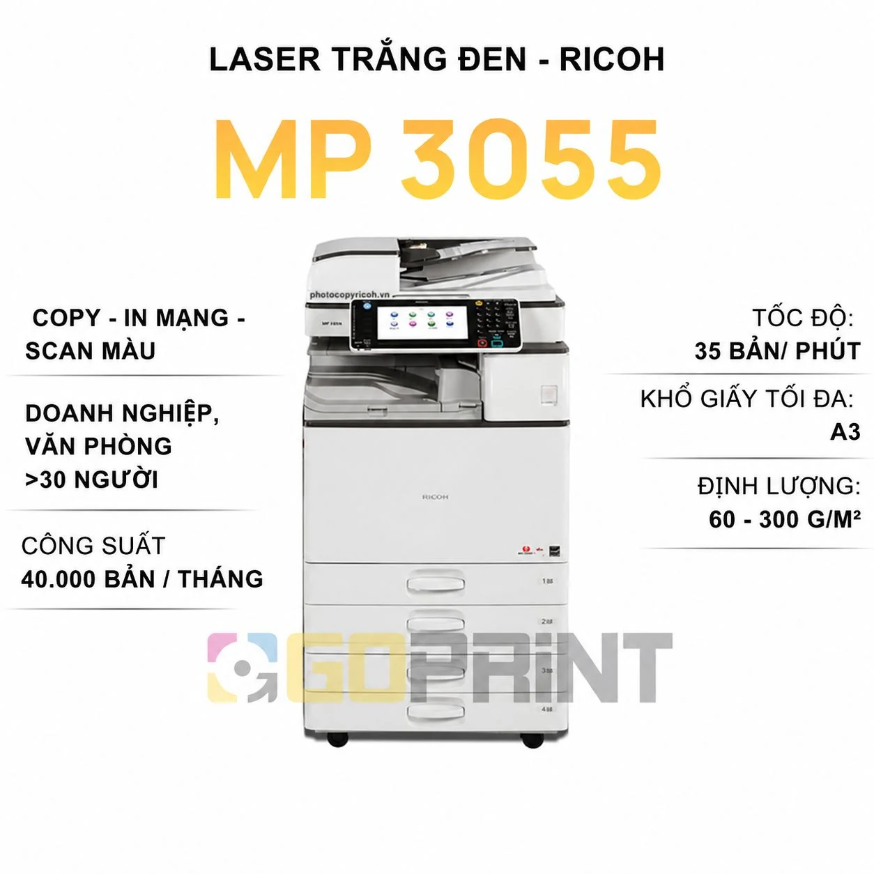 Máy photocopy Ricoh MP 3055