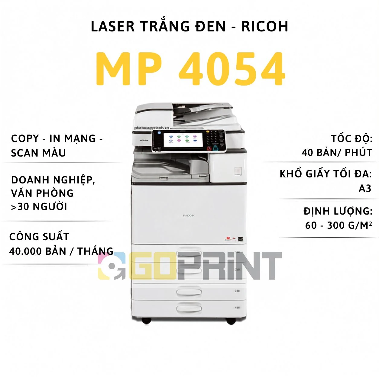 Máy photocopy Ricoh MP 4054