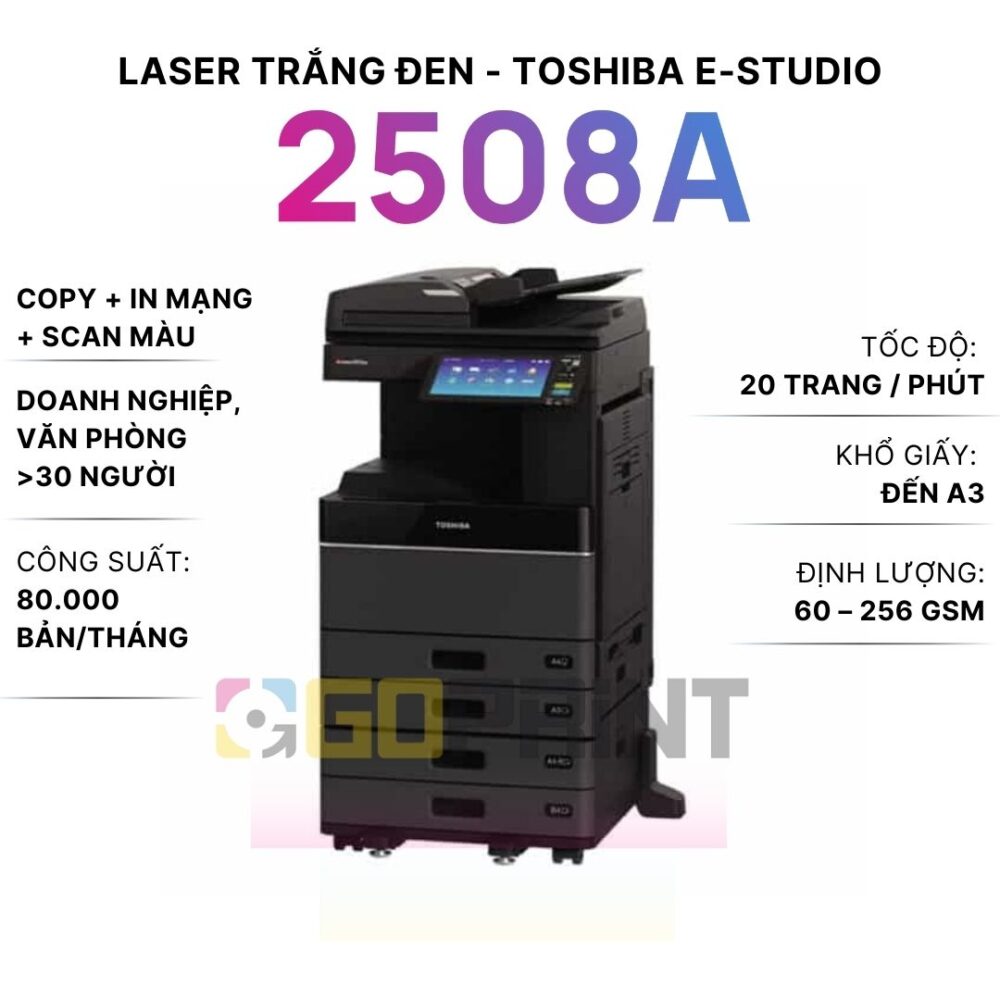 Máy photocopy TOSHIBA E-STUDIO 2508A hiệu suất ổn định