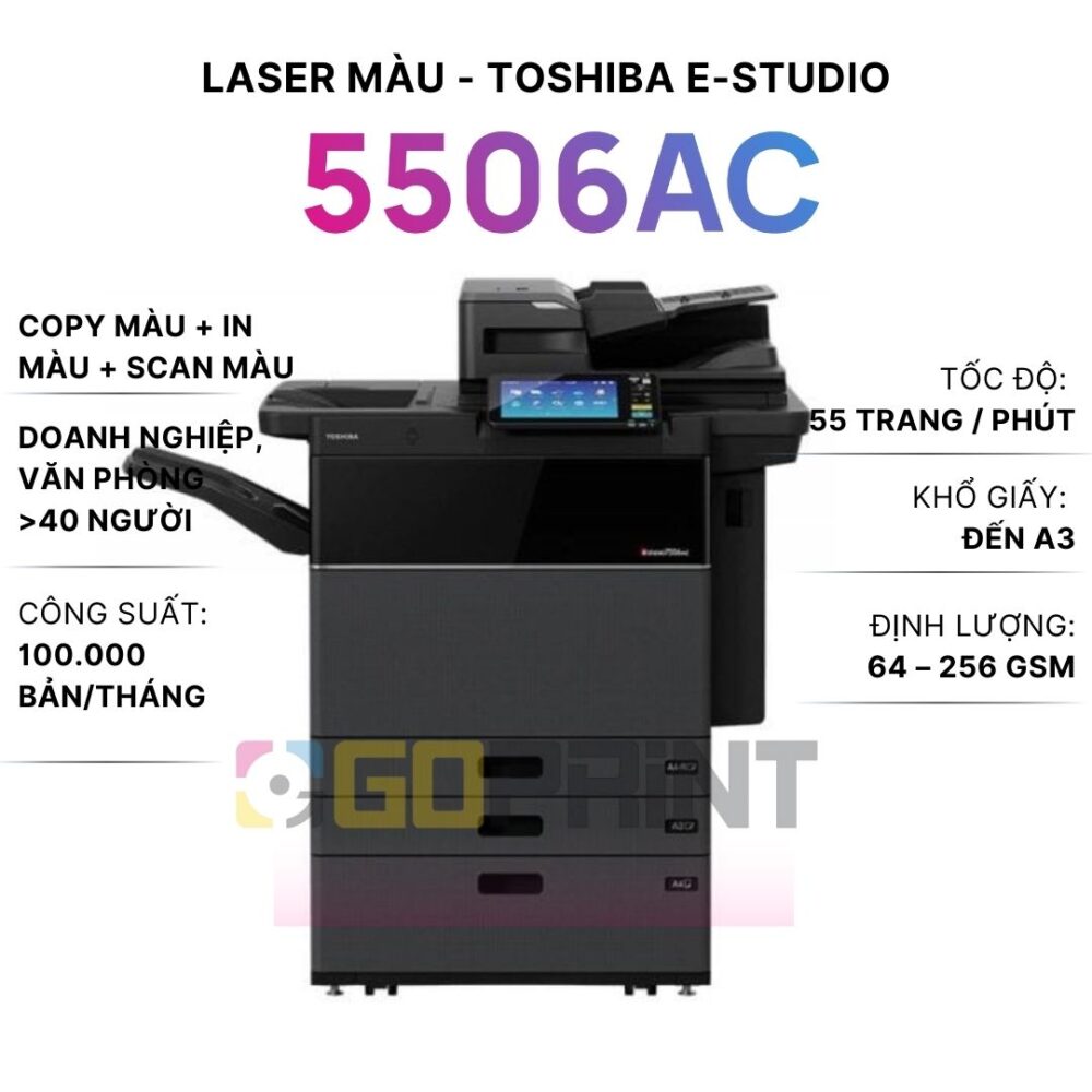 Máy photocopy TOSHIBA E 5506AC cho văn phòng quy mô lớn