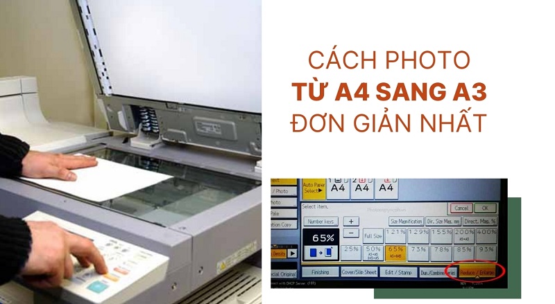 Cách Photo Từ A4 Sang A3 Máy Ricoh và Ngược Lại Chi Tiết Nhất