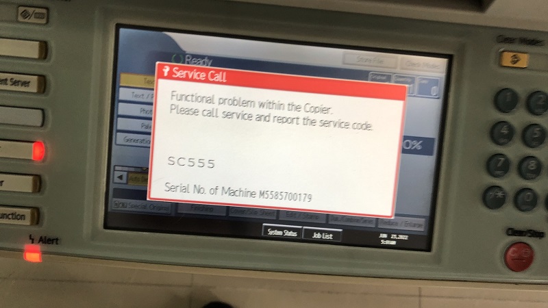 Nguyên Nhân Gây Lỗi SC 555 Máy Ricoh Là Gì? Khắc Phục Như Thế Nào?