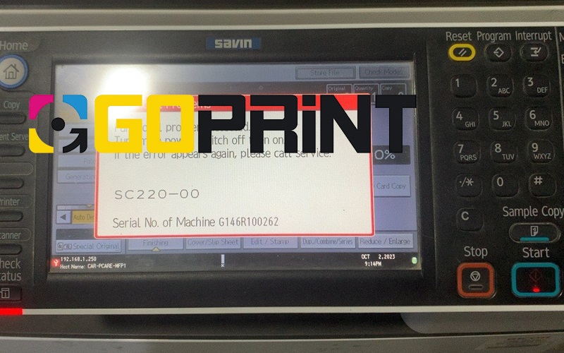 Tình Trạng Máy Photo Ricoh 7500 Báo Lỗi SC 220? Nguyên Nhân, Cách Xử Lý