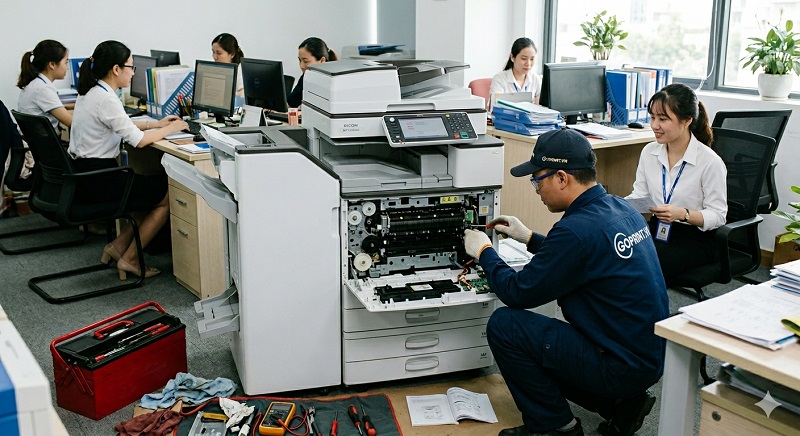 Khi Máy Photocopy Bị Lỗi Thì Bên Cho Thuê Xử Lý Như Thế Nào?